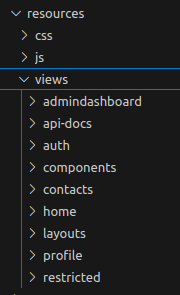 Default views directory