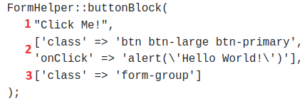 Example buttonBlock function call