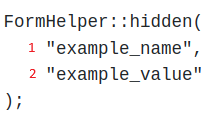 Hidden input function call
