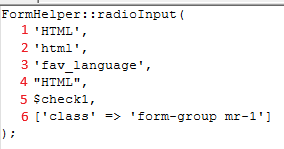 Radio button function call